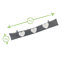 Nicola Spring - Herringbone Draught Excluder - 78.5cm - Heart