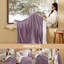 Double Stitch 100% Cotton Soft Knit Throw for Couch Geometric Pattern-108939590-108939588
