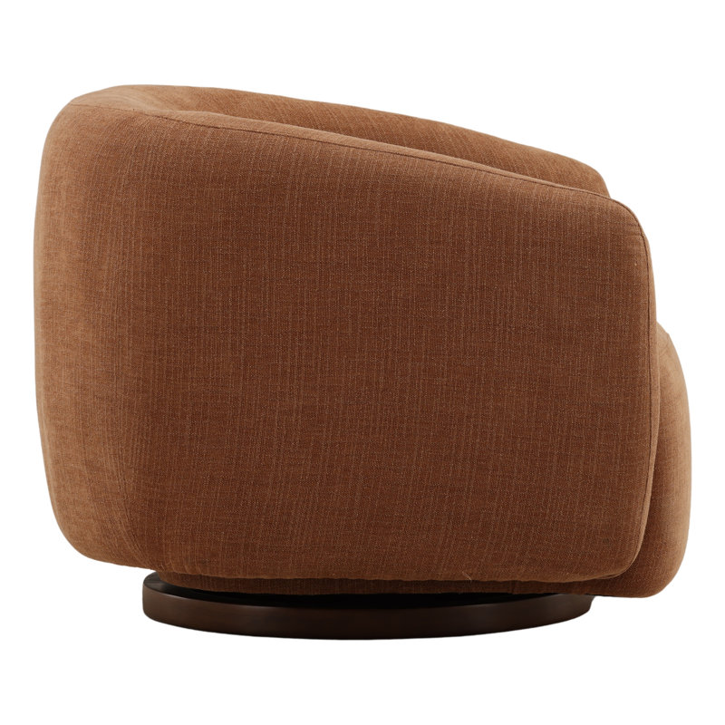 Fawn Swivel Chair Rust