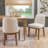 Tucker Cream Upholstered Side Chairs