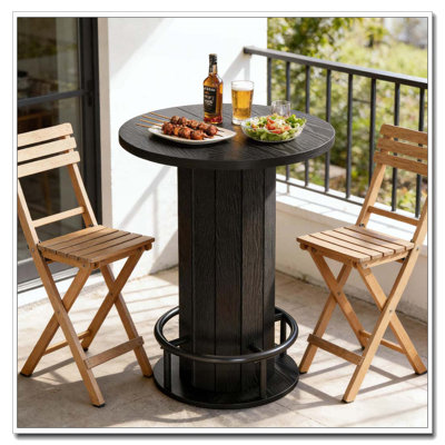 Table de bar, table basse ronde