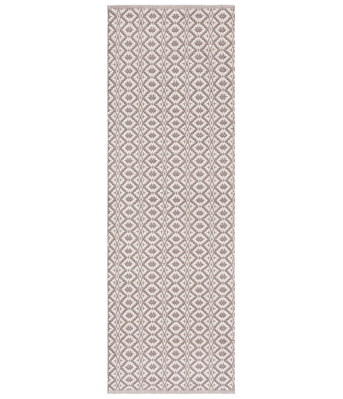 Tapis en coton tissé à la main Aliete Aliete, Rectangle 2 pi x 5 pi