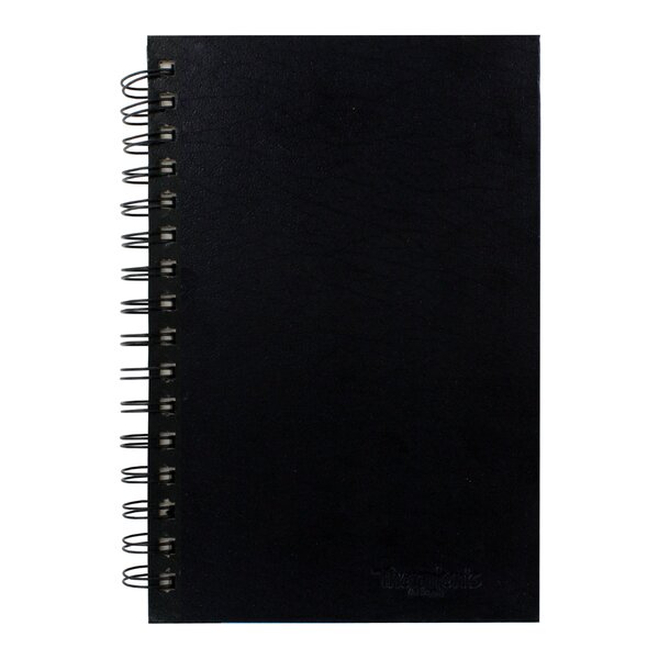 Thornton's Art Supply 5.5 in x 8.5 in Artist Spiral Perforated Sketch Pad, Black & White Pages, 100 Sheets