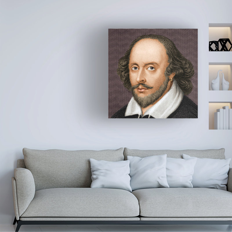 Art sur toile Marcus Jules William Shakespeare, H 24 po x l 24 po