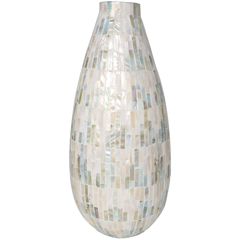 Vase de table Lilou, H 18,7 po x l 8,3 po x P 8,3 po