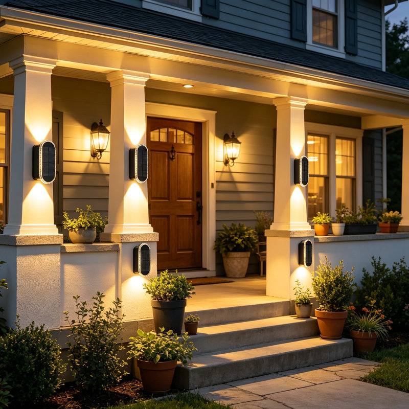 Natural Solar Powered Deck Light