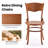 Solid Wood Dining Chairs Set Of 2-2061453092