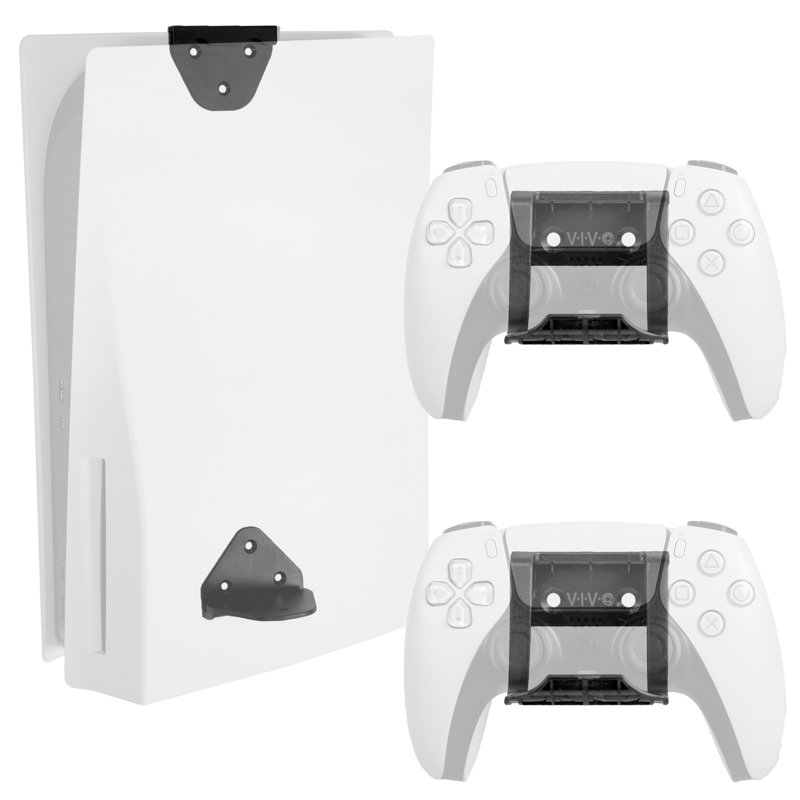 Support 2 en 1 (mur et bureau) conçu pour les supports de contrôleur PS5 + 2