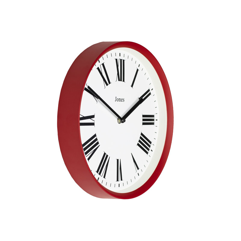 Heartbeat Acrylic Wall Clock, Red
