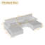 Canapé modulaire en velours côtelé Maelina -107665270-107665275