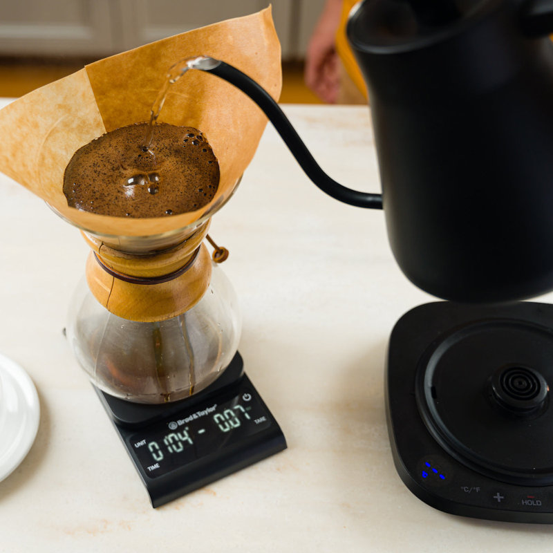 Brod & Taylor Precision Kitchen & Coffee Scale with Timer (Black)