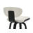 26'' Upholstered Swivel Counter Stool With Back And Bentwood Legs-665381258
