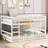 Full Over Bunk Bed In White - Crafted With Strong Solid Wood Size Constructed And Pinewood-1365511847