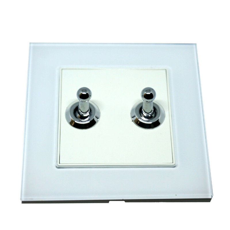 Cramden Wall Mounted Light Switch, White