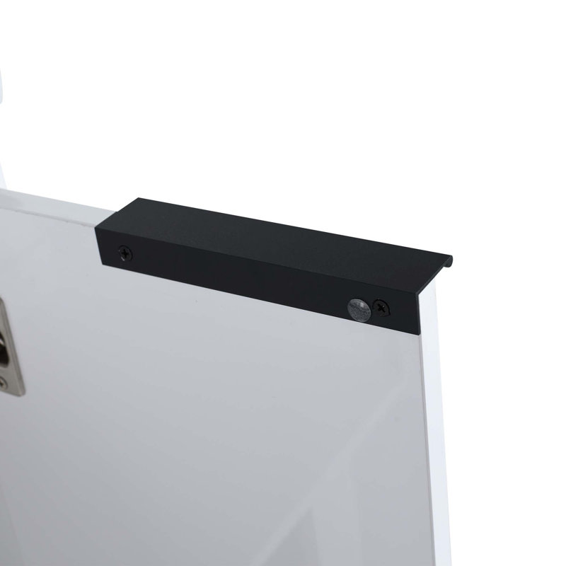 Meuble-lavabo à fermeture en douceur avec lavabo, convenant à une petite salle de bain, 60"
