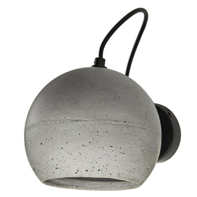 Randel Concrete Outdoor Armed Sconce