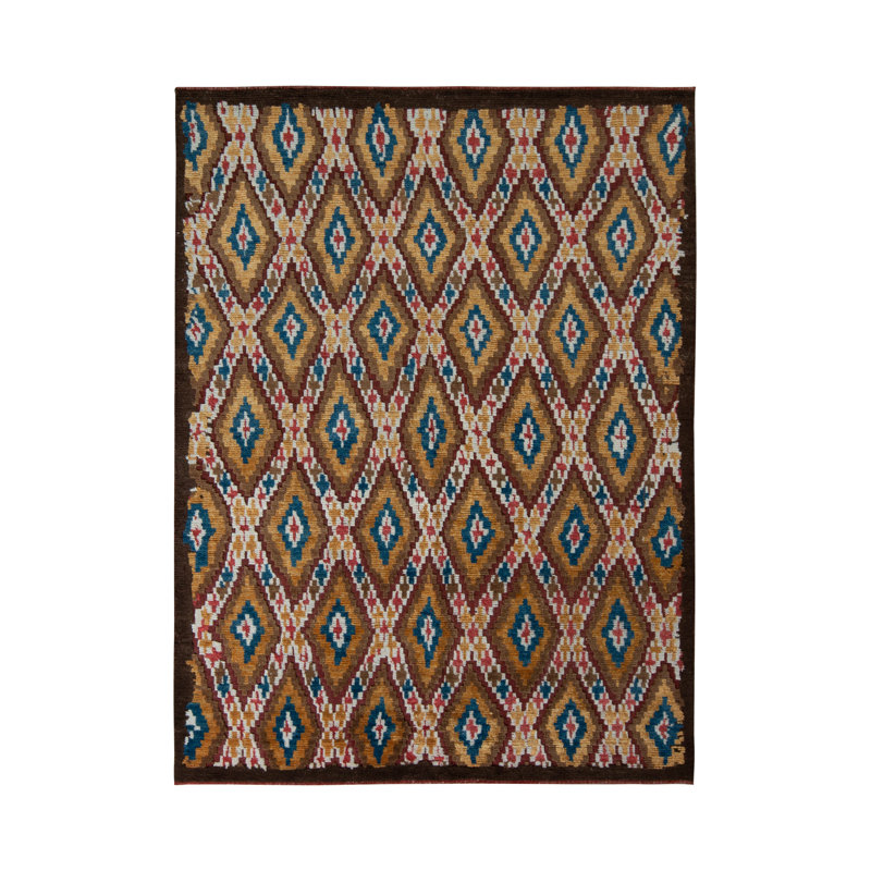 One-of-a-Kind Rectangle 6'4" X 8'4" Hand Knotted Area Rug