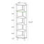 Solid Wood Corner Bookcase-103102926-103102924