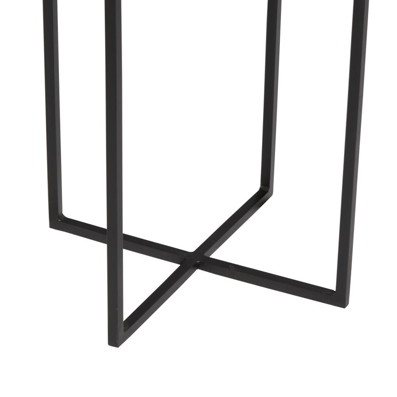 Solid Wood Top End Table