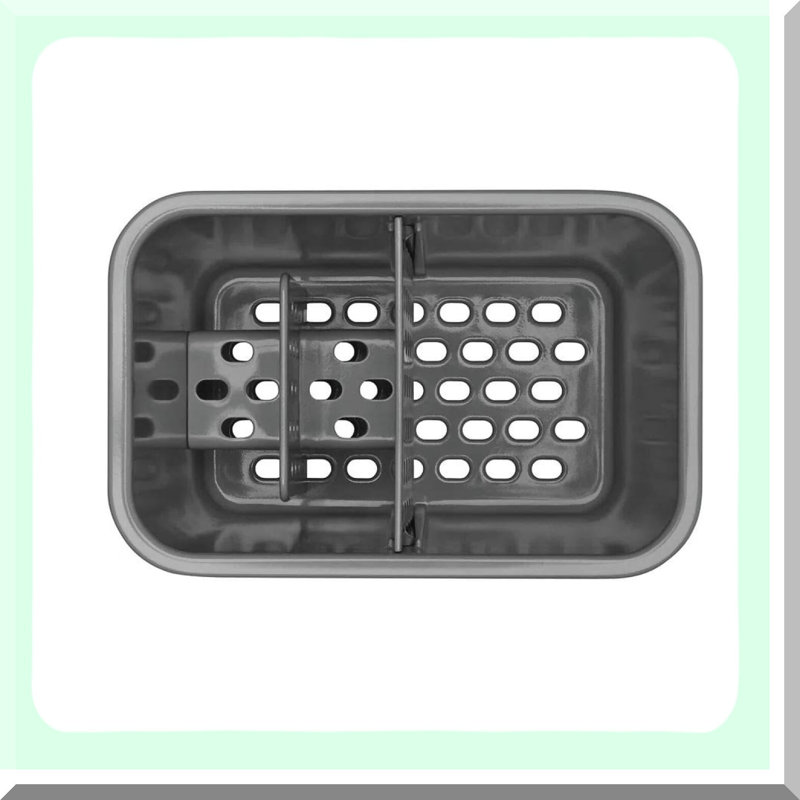 Ultimate Sink Organizer: Compact White Caddy for Efficient Kitchen Storage