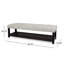 Banc de rangement en bois massif Arzetta-70318028