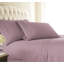Ensemble de 2 taies d'oreiller Southshore Fine Linens Vilano à ourlet en dentelle, couleur lavande, en microfibre doublement brossée 110 g/m² avec bordure en dentelle au crochet, infroissable et lavable à la machine, format King/California King-1216251532-1214327562