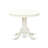 3 Piece Kitchen Table Set consists of a wooden table and 2 Platinum Gray Polyester Fabric Person Chairs with Stylish Back- Linen White Finish-1406722301-1406722273-1406722280