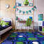 Tapis touffeté à motif géométrique-55457980