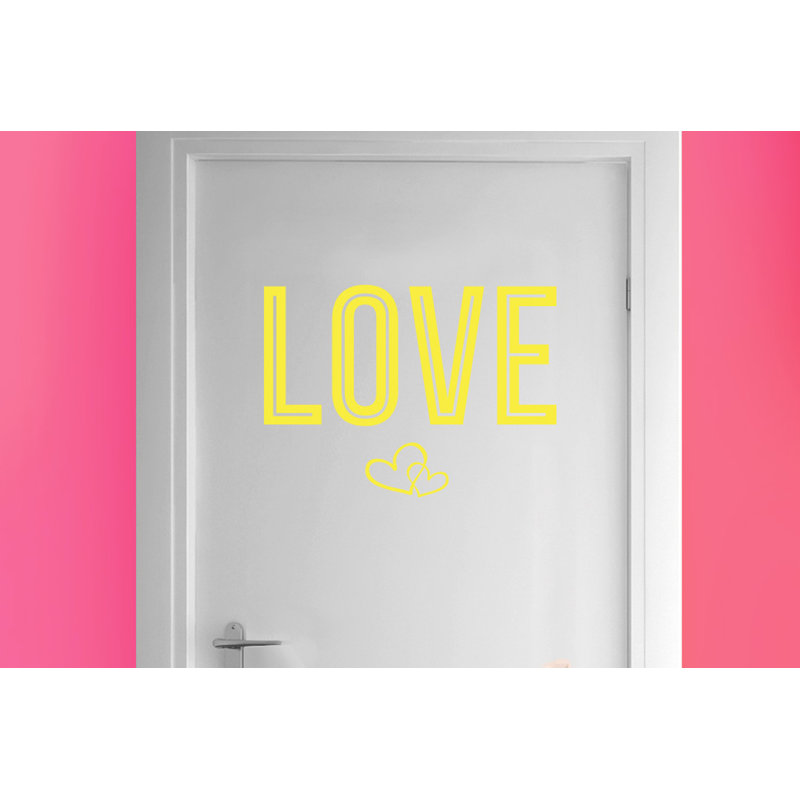 Wall Decal, Bright Yellow