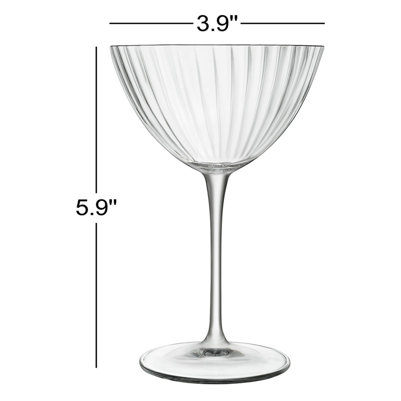 Optica 7.5 oz. Martini Glasses