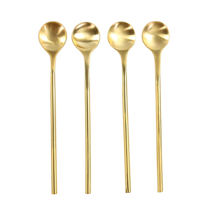 Ensemble de 4 cuillères minces Luxe