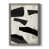 Toile avec cadre gris
