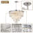 Macguiness 11 - Light Dimmable Tiered Chandelier
