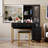 Vanity Desk With Mirror And Led Lights, Makeup Vanity Desk With Sliding Lighted Mirror, Charging Station-1447506508