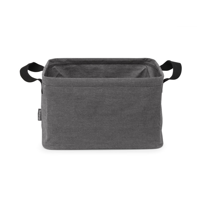 Brabantia Foldable Laundry Basket, Pepper Black