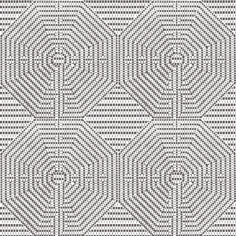 10' L x 25" W Wallpaper Roll, Gray