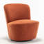 Fauteuil demi-tonneau pivotant Stevie-893427913