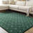 Mallory Green Hand Tufted Area Rug-2024114716