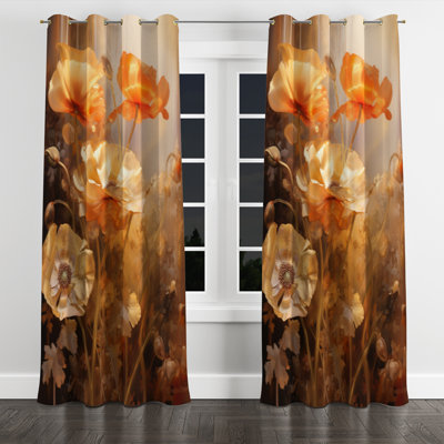 Anahla - Traditional Velvet Grommet Curtain - Room Darkening - 1 Panel