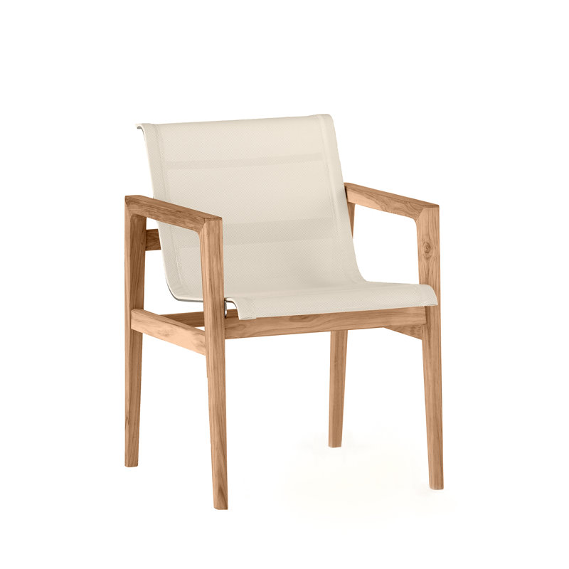 Coast Patio Dining Armchair, Canvas Sling