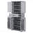 Bathroom Storage Cabinet With Multi-Functional Storage Space, Drawer With Slide Rails, Adjustable Shelf, Grey-1043564804