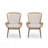 Mccaskill Outdoor Wicker Club Chairs With Cushions, Set Of 2, For Patio And Backyard Relaxation-1325974450