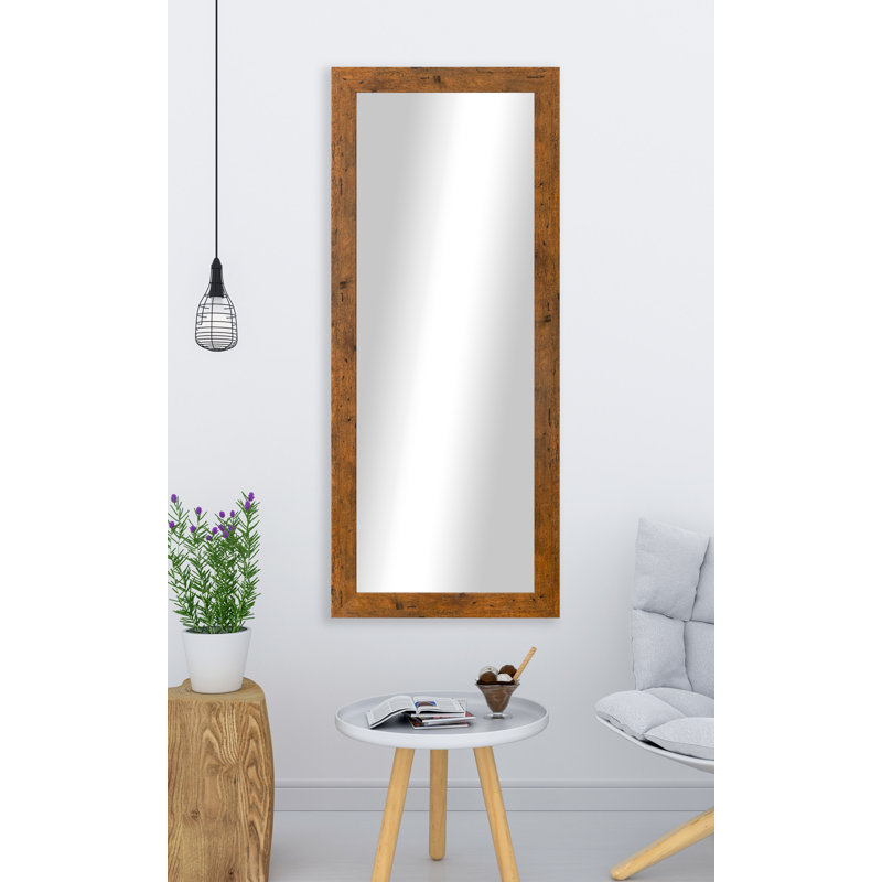 Miroir pleine grandeur Henslee, Noyer clair, H 63,5 po x l 25,5 po
