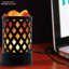 Himalayan Glow Lattice Style USB Multi color Night Light with Pink Salt Chunks, Salt Lamp Bulb