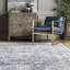 Tapis oriental bleu / gris-1814054547