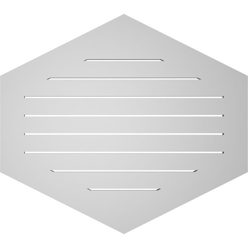 Pente verticale verticale en uréthane 6 pi, 32" H x 36" W x 1" D