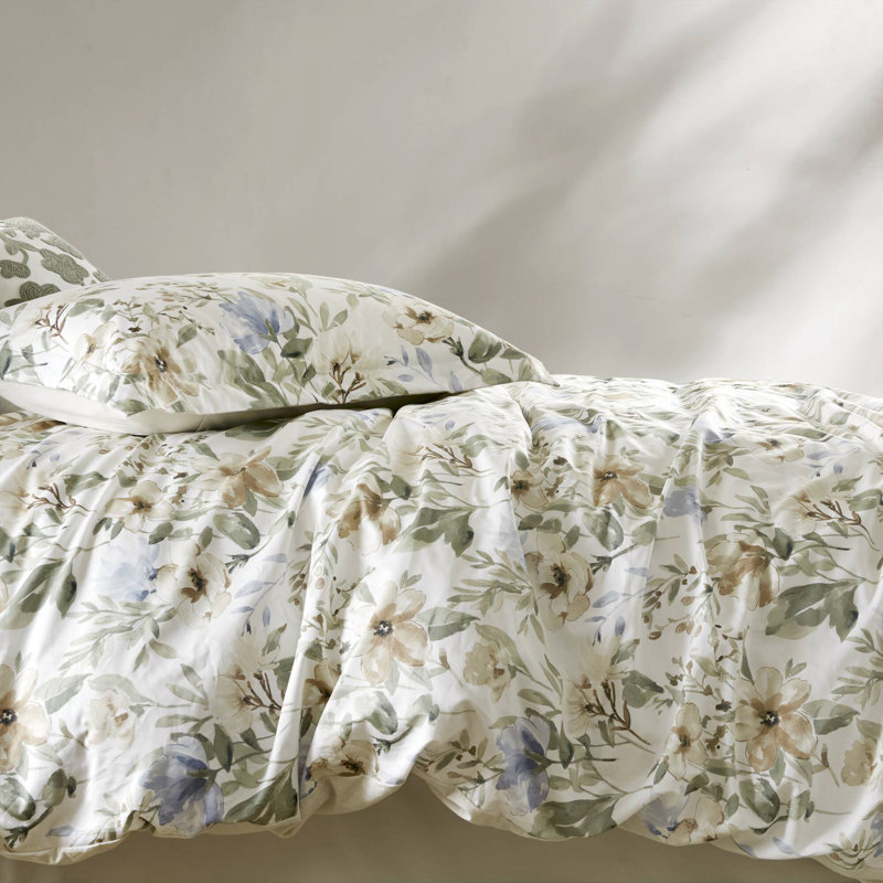 Oversized Comfort King Set Breathable Cotton Floral Charm All-season Bedding