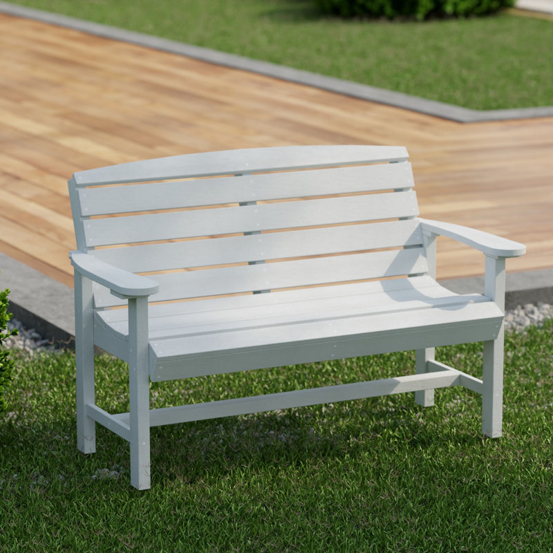 Banc d'extérieur classique, Blanc