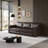 3-in-1 Convertible Sofa Bed with Nailhead Trim and Rolled Arms-806966490