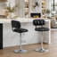 Tabouret de comptoir pivotant rembourré Vesta-752137890-752137889